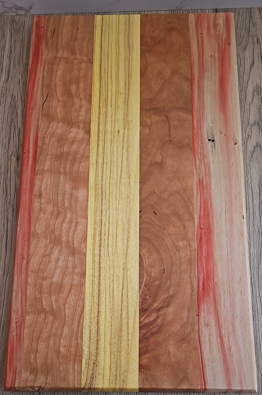 Cherry, Mulberry, and Box Elder Charcuterie Boards/Serving Board/Cutting Board - Creative Spruce Woodworking