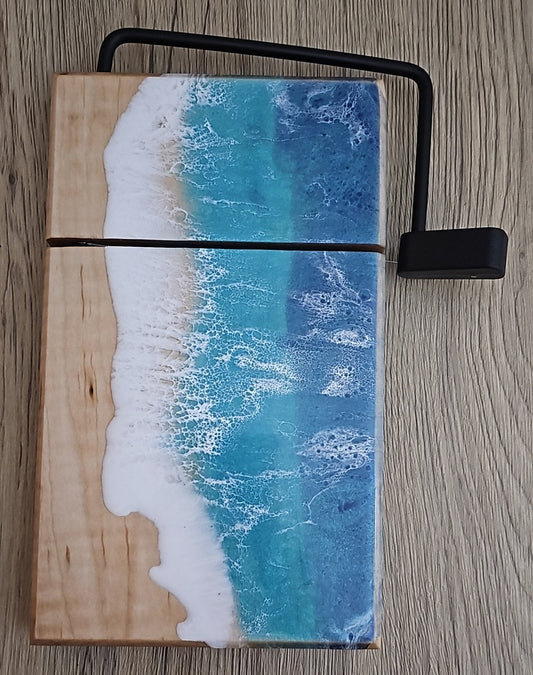 Frenchtown -Ocean Maple Cheese Slicer Board - Creative Spruce Woodworking