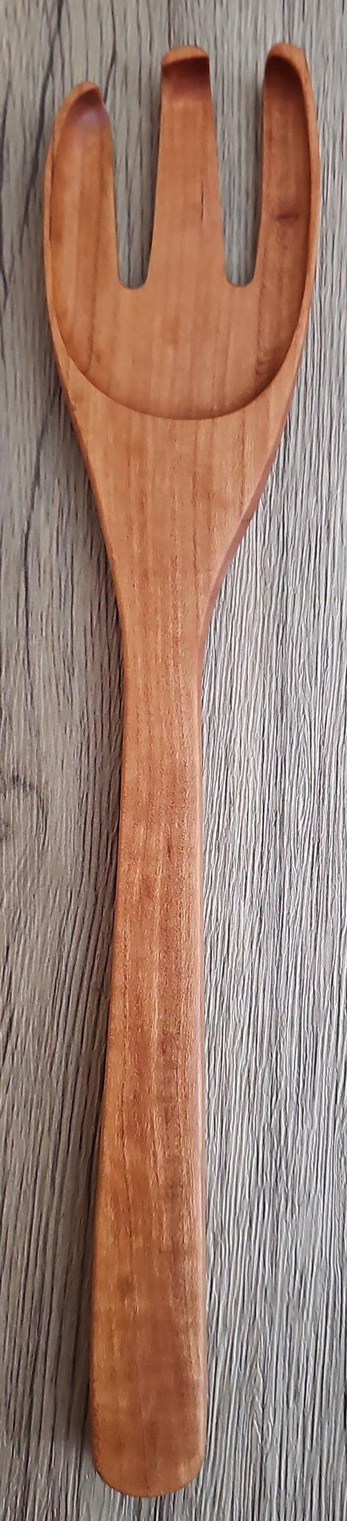 Handmade Wooden Slotted Spoons - 12” Cooking Spoon from Cherry