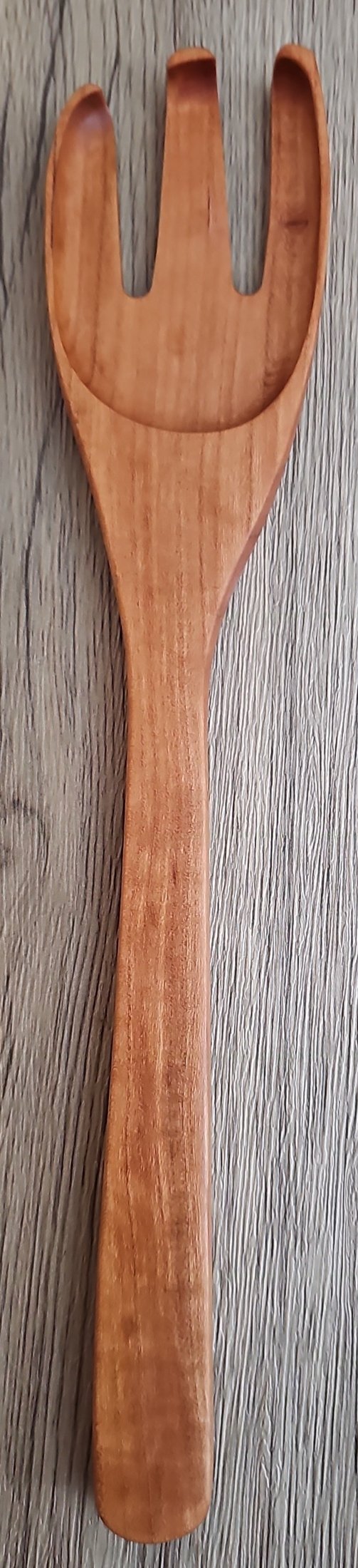 Handmade Wooden Slotted Spoons - 12” Cooking Spoon from Cherry - Creative Spruce Woodworking