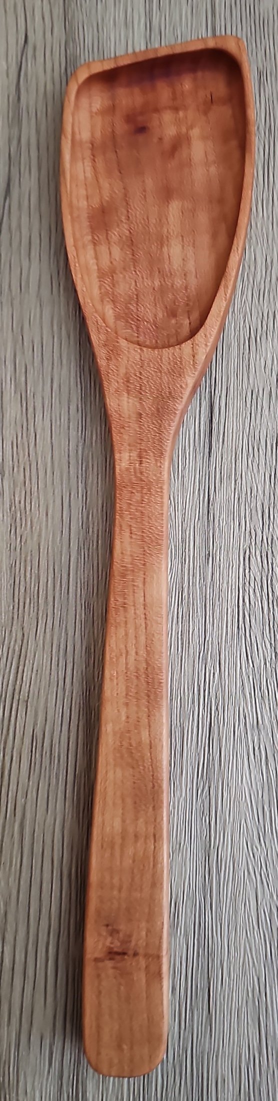 Handmade Wooden Spoons - 12” Cooking Spoon from Cherry - Creative Spruce Woodworking