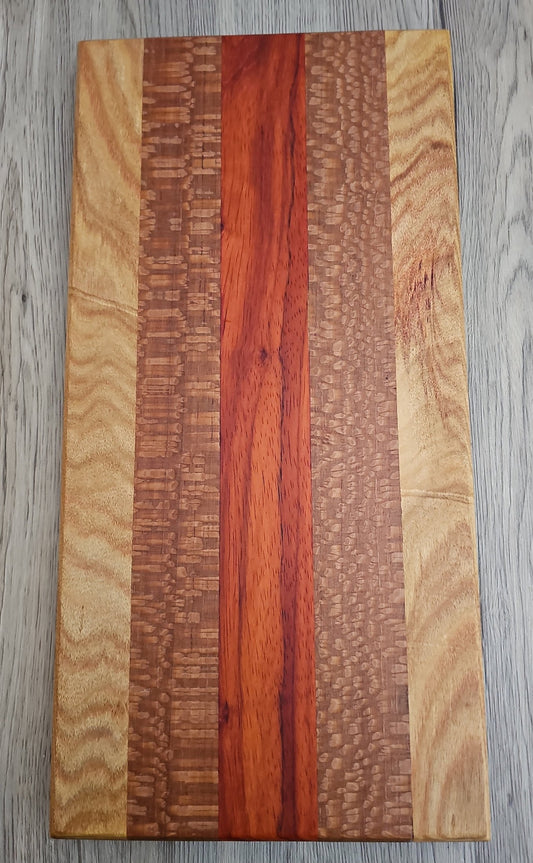 Lace, Padauk, Canary Charcuterie Boards/Serving Board/Cutting Board - Creative Spruce Woodworking