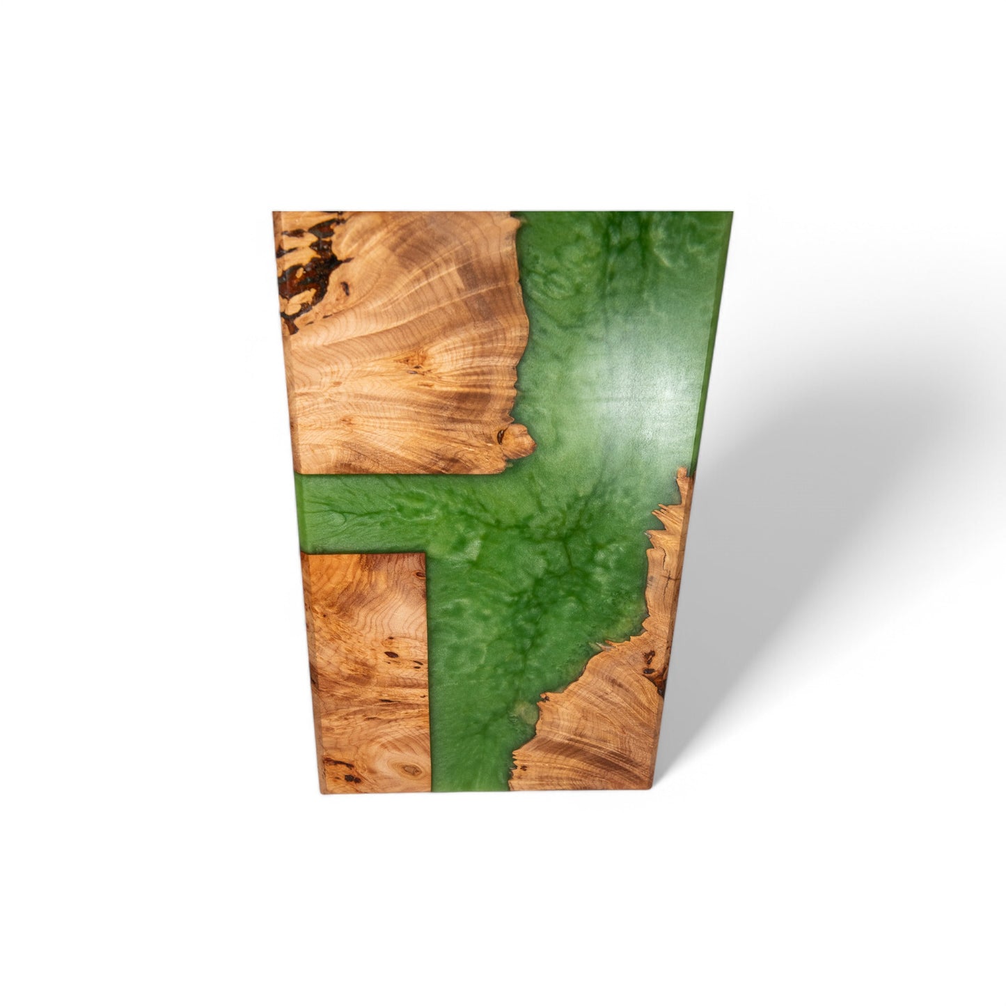 Maple Burl Jade Epoxy Charcuterie Boards/Serving Board, Cutting Board