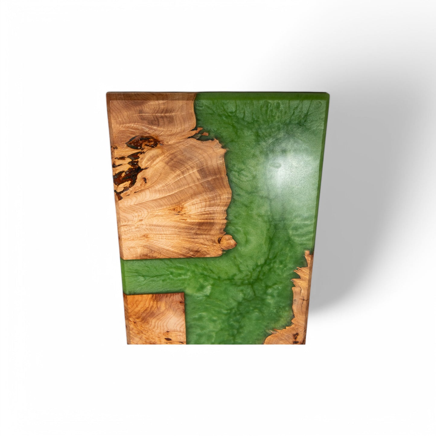 Maple Burl Jade Epoxy Charcuterie Boards/Serving Board, Cutting Board