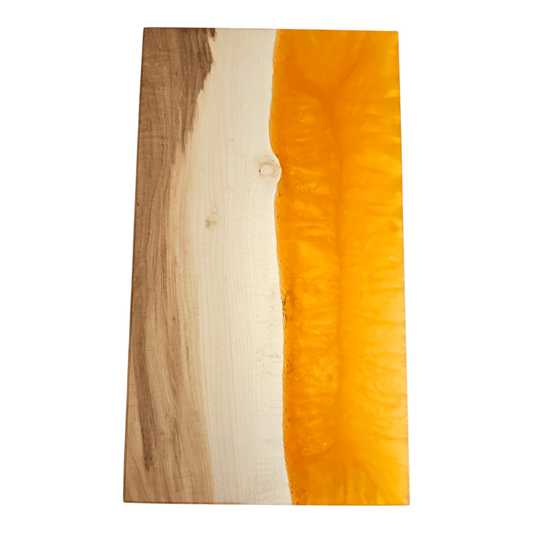 Maple Orange Epoxy Charcuterie Boards/Serving Board