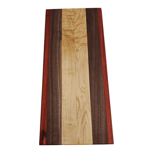 Maple, Walnut, Padauk Charcuterie Boards/Serving Board/Cutting Board