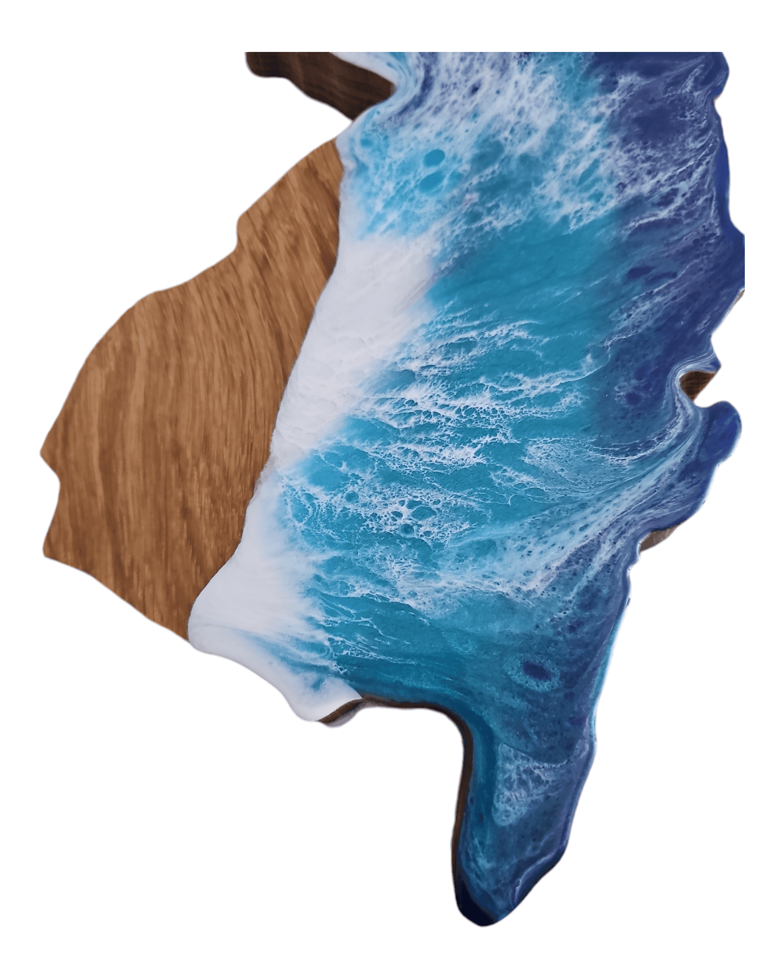 New Jersey State Shaped Cutting Board/ Charcuterie board