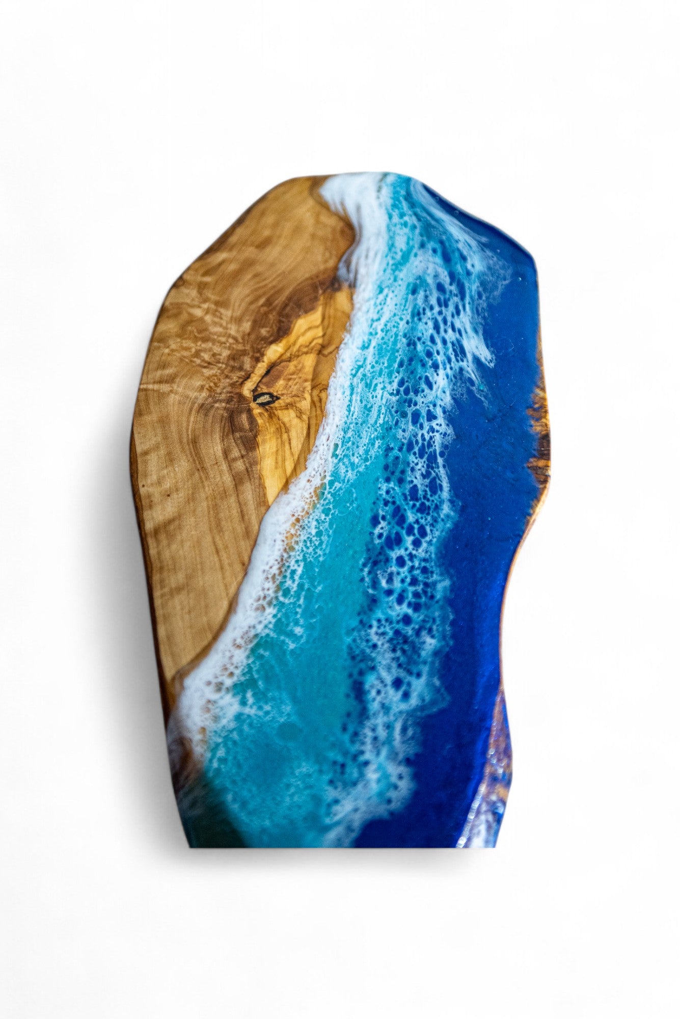 Ocean Epoxy Olive Wood Charcuterie Boards/Serving Board