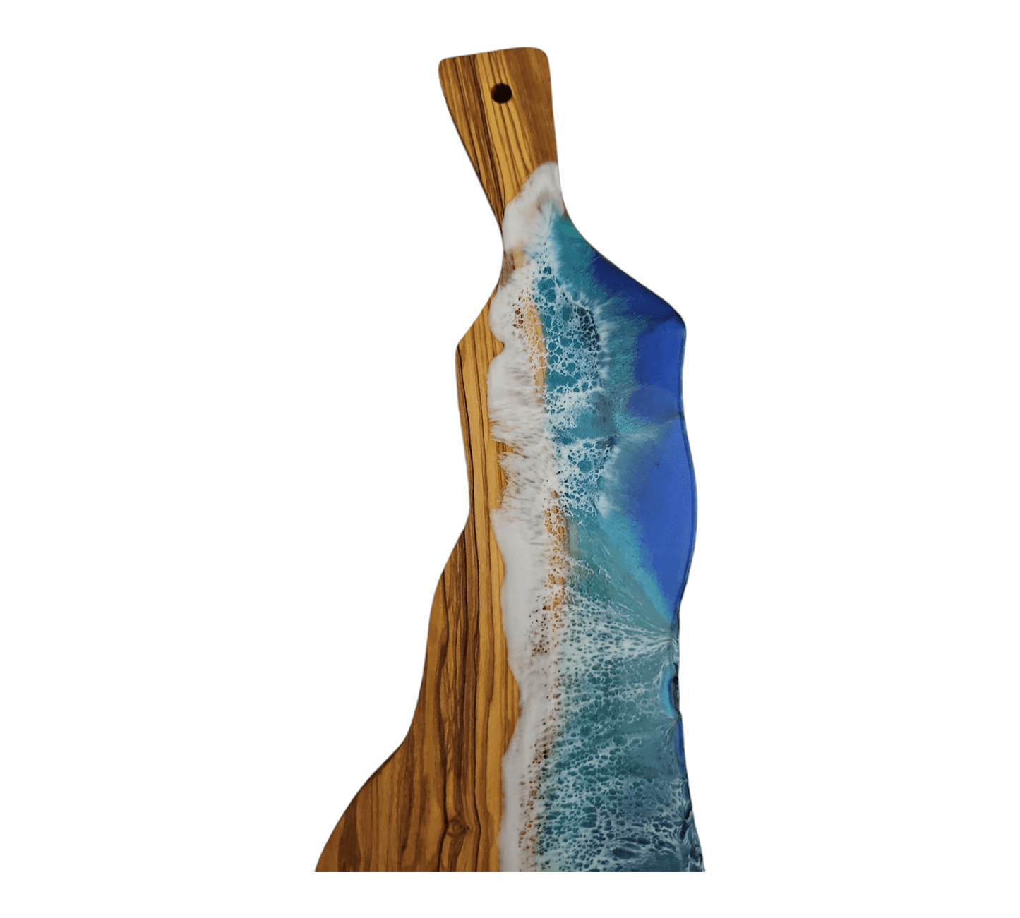 Ocean Epoxy Olive Wood Charcuterie Boards/Serving Board