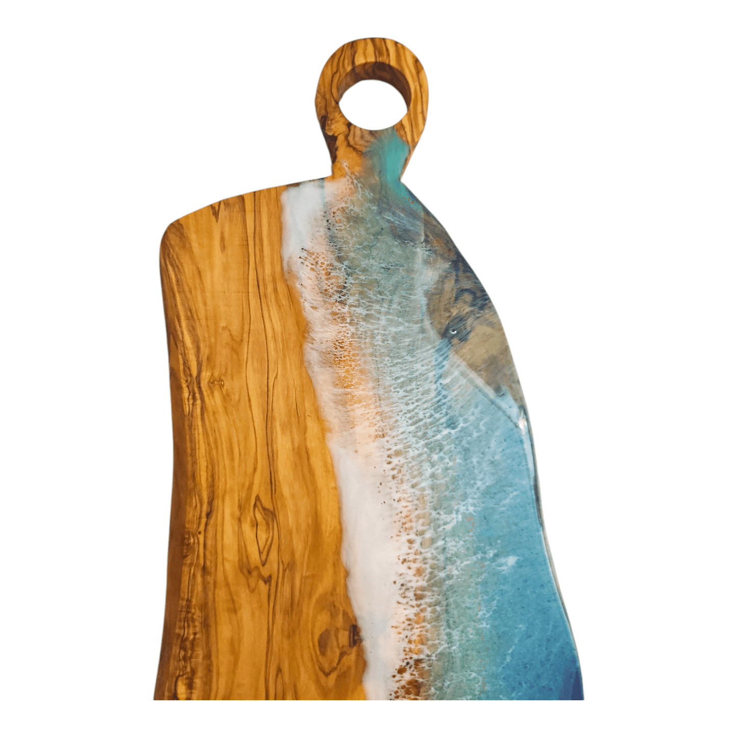 Ocean Epoxy Olive Wood Charcuterie Boards/Serving Board