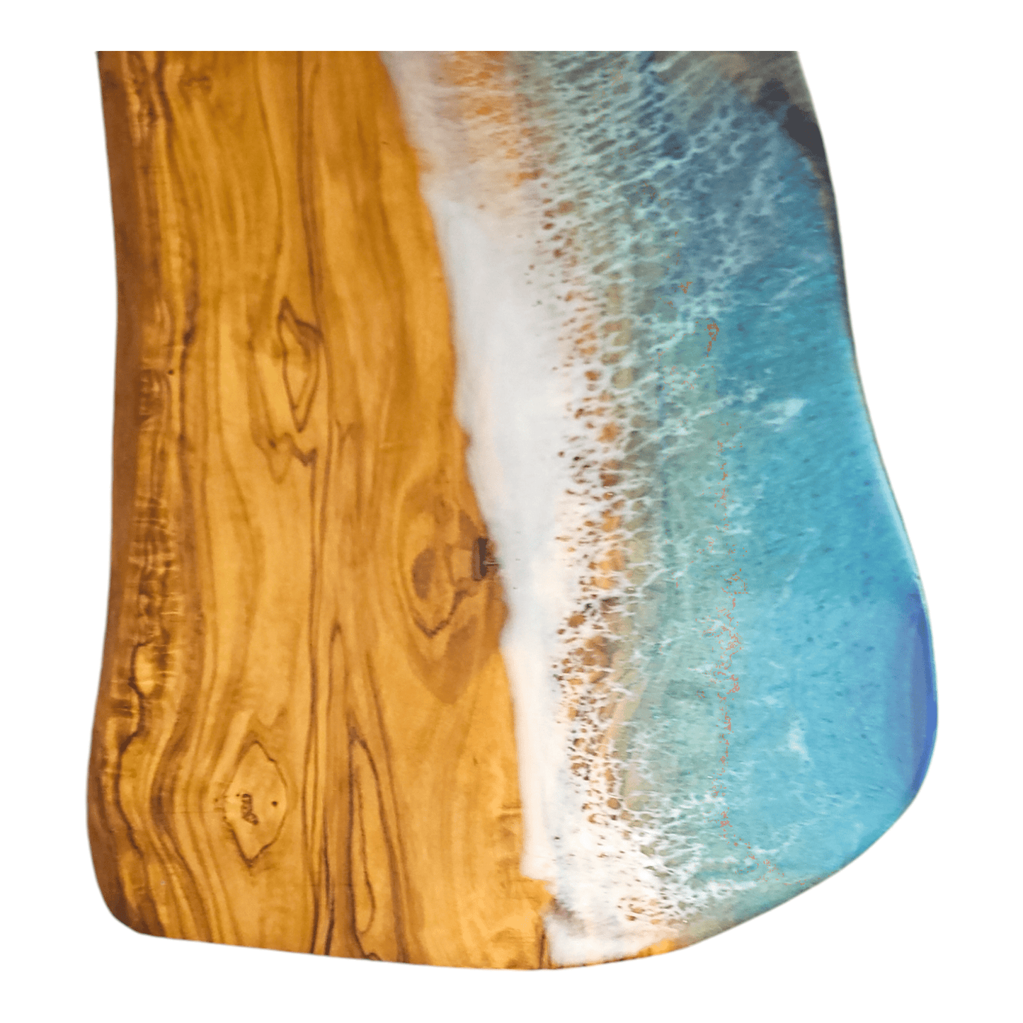 Ocean Epoxy Olive Wood Charcuterie Boards/Serving Board