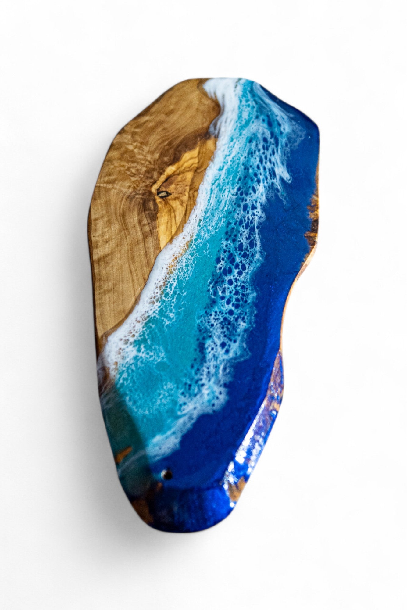 Ocean Epoxy Olive Wood Charcuterie Boards/Serving Board