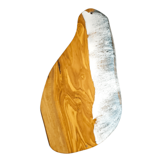 Ocean Wave Olive Wood Charcuterie Board/Cutting Board