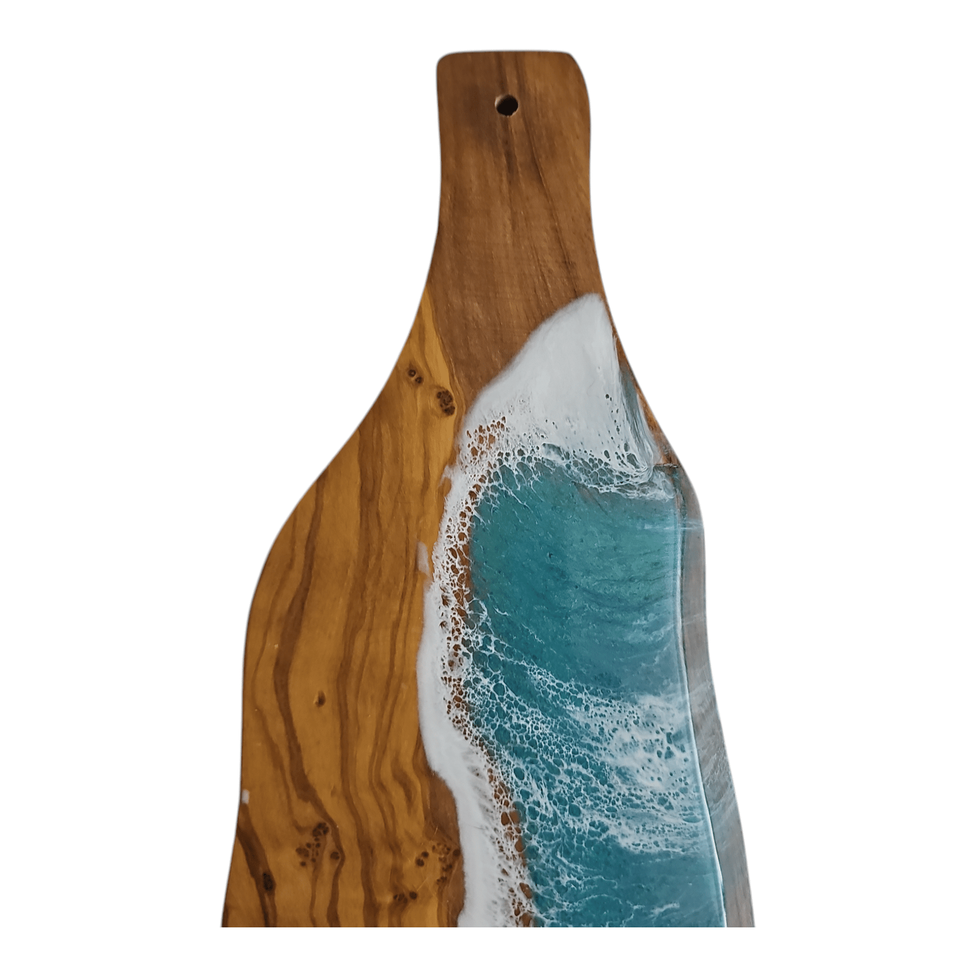 Ocean Wave Olive Wood Charcuterie Board/Cutting Board