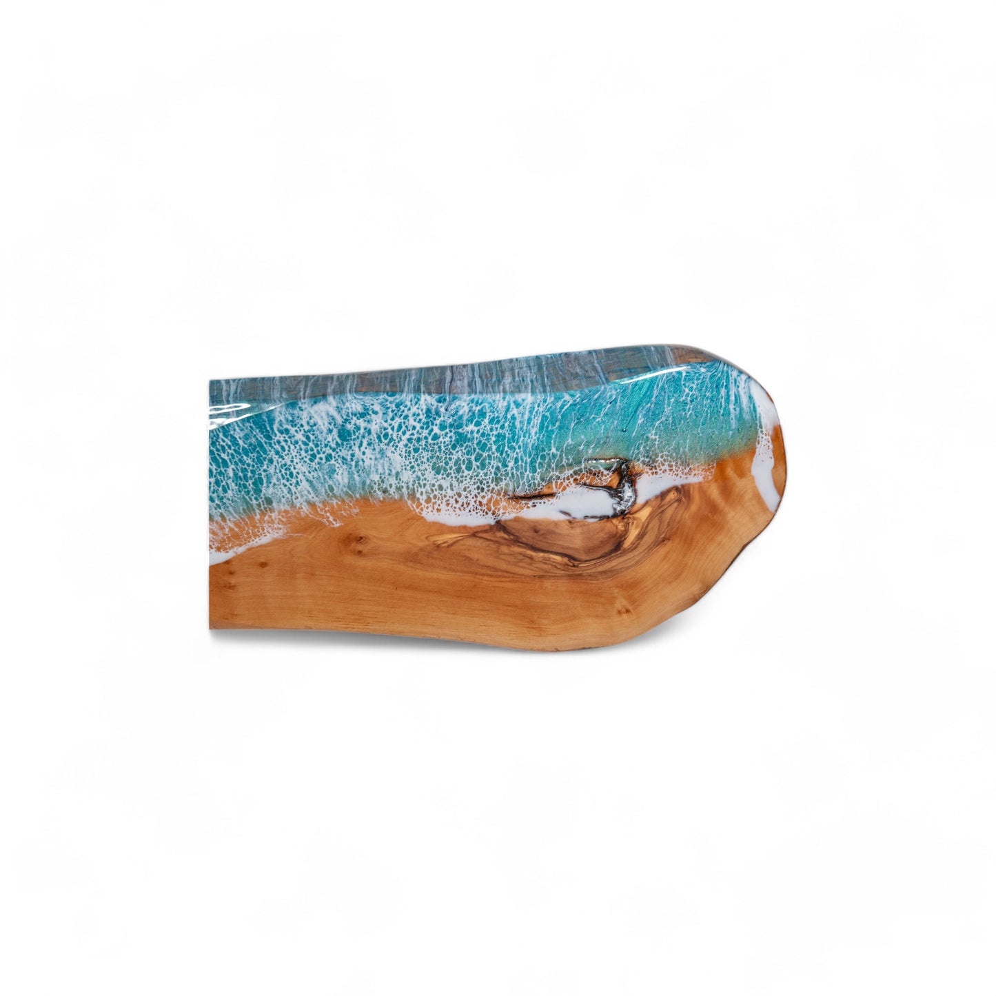 Ocean Wave Olive Wood Charcuterie Boards, Serving Board, Cutting Board