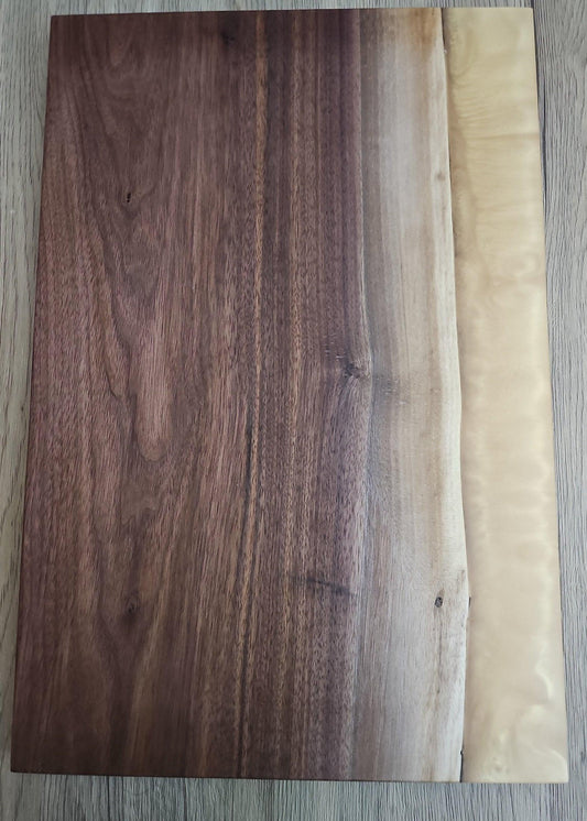 Tan Epoxy Walnut Charcuterie Boards/Serving Board